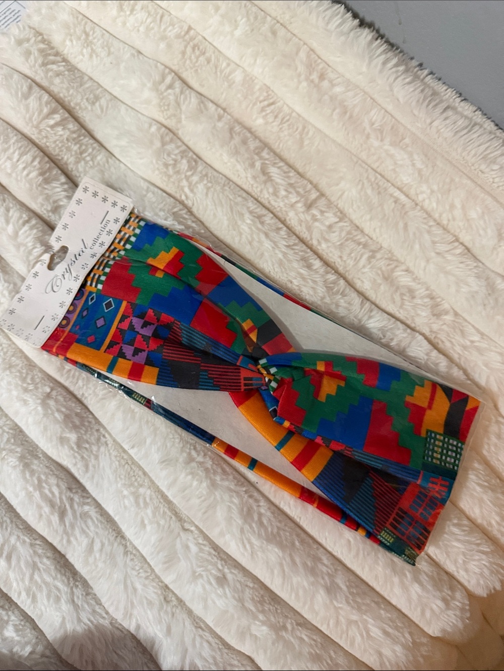 Girls' Colorful Geometric Headwrap - Multicolor